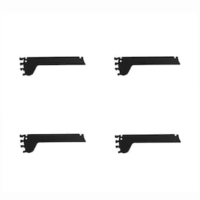 Kit 4 Mão Francesa Apoio Para Bandeja 30cm Slg Gôndolas New Plus Preto - Sa Gôndolas
