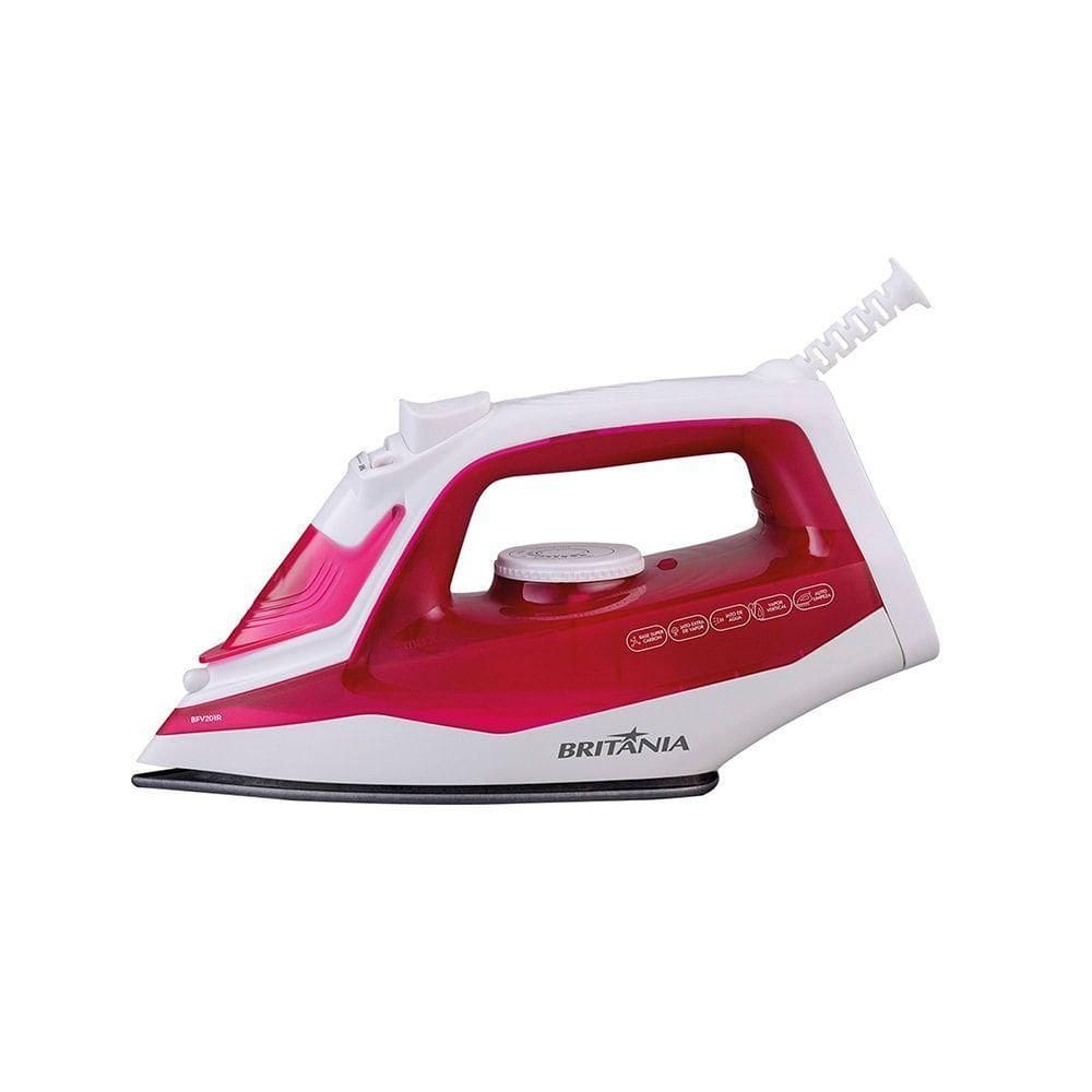 Ferro De Passar A Vapor Super Carbon Britânia Bfv201r Vermelho 220v
