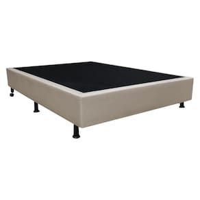 Base Para Cama Viúva 128x188cm Liz S05 Sintético Bege - Mpozenato