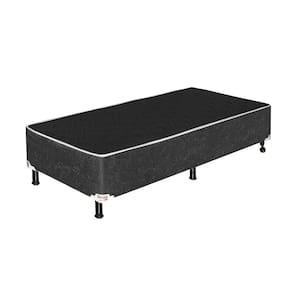 Base Cama Solteiro 1,88 X 0,88 X 0,42 Suede Cinza