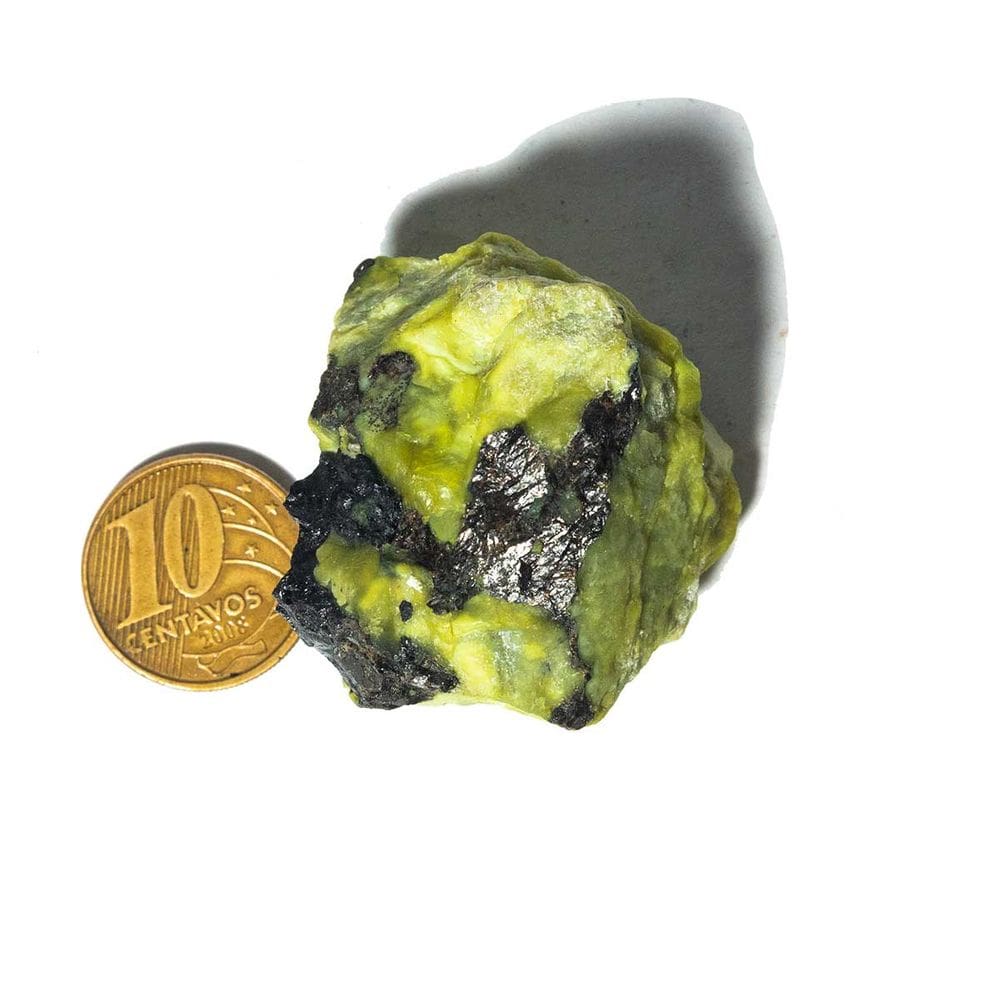 01 Serpentinita Verde Bruta Natural Média 35mm 25 a 50g