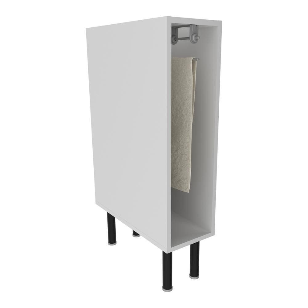 Balcão De Cozinha Em Mdf Com Porta Toalhas 20cm Multimóveis Cr20430 Branco
