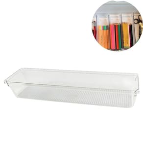 Organizador De Gavetas Transparente 30x8 - Praticidade E Estilo