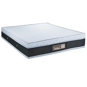 Colchão Casal Pacific Firme Molas Ensacadas 1,88x1,38x0,32 Branco E Cinza