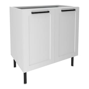 Balcão De Cozinha Em Mdf Com 2 Portas 80cm Multimóveis Cr20428 Branco