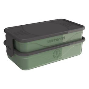 Marmita Fit Califórnia Unitermi 1,3 Litros - Organização E Praticidade verde
