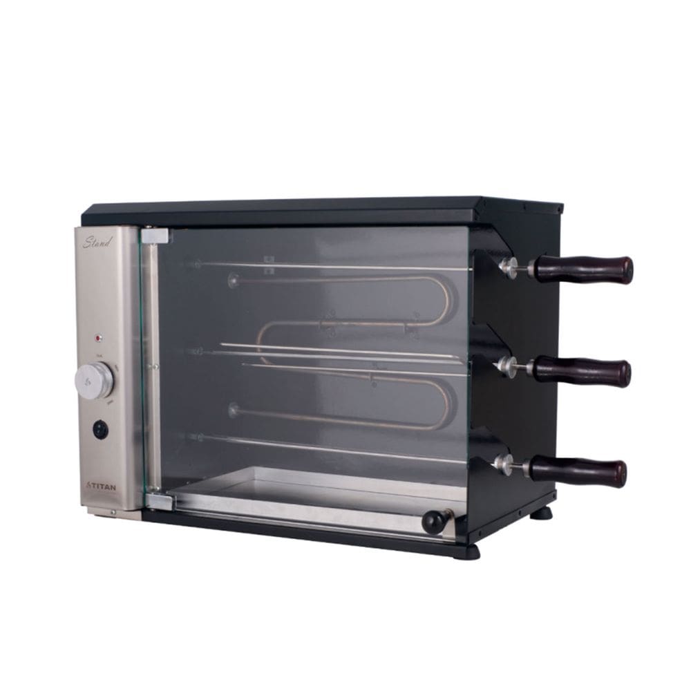 Churrasqueira Elétrica Vertical de Bancada 3 Espetos 127V Stand