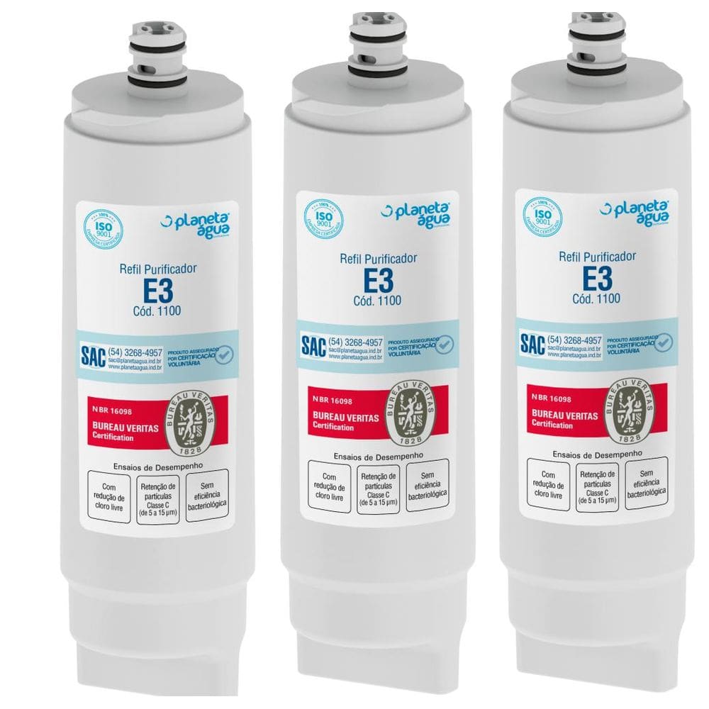 Kit 3 Refil Filtro E3 Ibbl Immaginare FR600 Speciale FR600 E