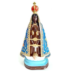 Imagem Escultura Nossa Senhora Aparecida 20 cm Resina