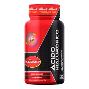 ÁCIDO HIALURÔNICO + Q10 + SILÍCIO ALICAMP 30 capsulas