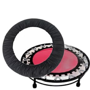 Cama Elástica Mini Jump Profissional Rosa + Capa Preta