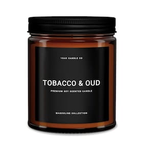 Vela perfumada 1OAK Tobacco & Oud Fragrance 200g