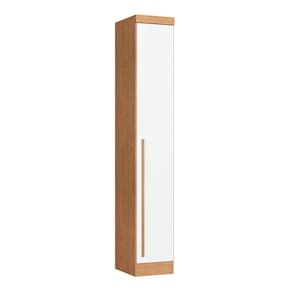 Guarda-Roupa Modulado 1 Porta Infinity Cedro/Branco Line