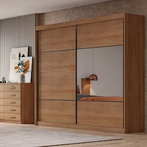 Guarda-Roupa Casal 2 Portas Blumenau Cumaru