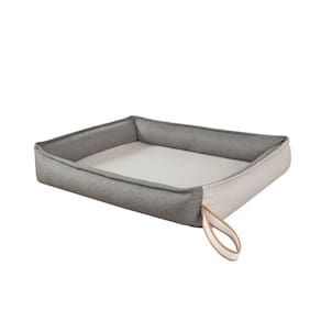 Cama para Pet Retangular Amora Estofart Cinza
