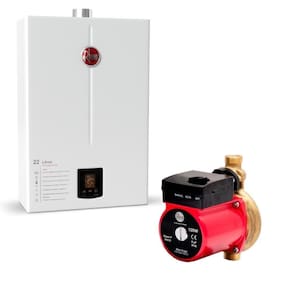 Kit Aquecedor 22l Gn + Bomba Pressurizadora 120w 127v Rheem