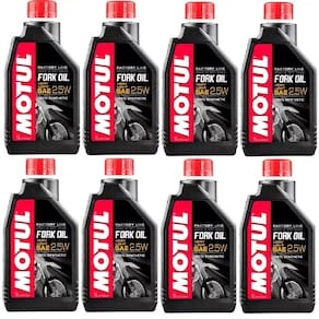 Oleo Lub. Motul Fork Oil Factory Very Light 2,5W 1L 8 Unidades
