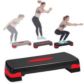 Plataforma De Exercicios Step Aerobico Funcional Treino Perna Gluteo Com Altura Ajustavel