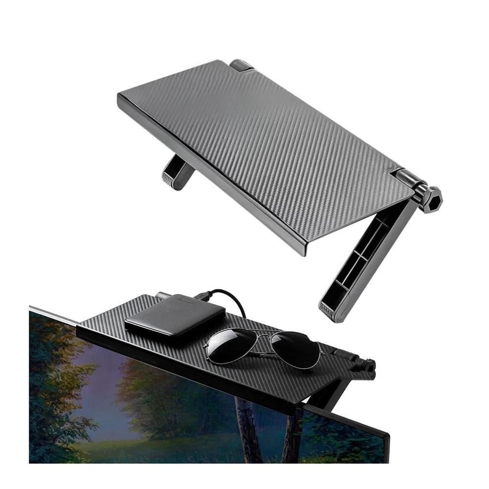 Suporte Organizador Monitor Prateleira Tv Organizador Monitor