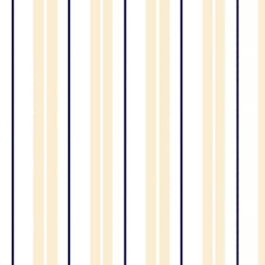Papel De Parede Listrado Cores Laranja E Azul Adesivo Sala
