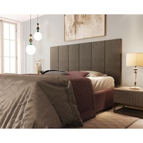 Painel Cabeceira Cama Casal 1,40 Million Marrom Comprar