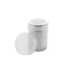 Saleiro Inox Porta Tempero Condimentos e Tampa Transparente 240ml