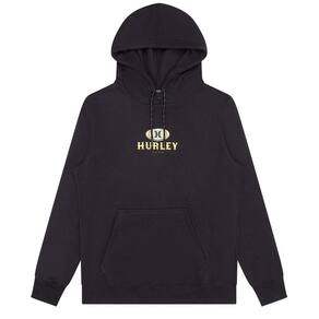 Moletom Hurley Canguru Retro Waves WT25 Masculino Preto