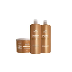 Kit Salão Shampoo + Condicionador + Máscara 500ml Luxe Oil