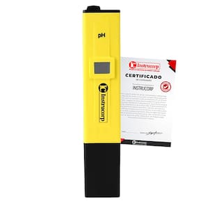 pHmetro de bolso 0 a 14.00 pH com Certificado de Calibração - Instrucorp IC-2101