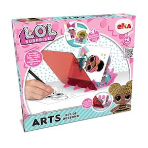 Kit de Arte LoL para Desenhar Espelho com 10 Peças - Elka Brinquedos