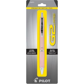 Caneta rolante de gel PILOT G2 Limited Premium 0,7 mm em ouro rosa