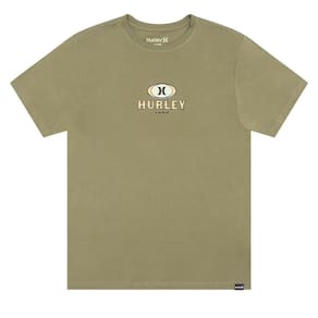 Camiseta Hurley Retro Waves WT25 Masculina Militar