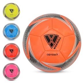 Bola de futebol Vizari para crianças e jovens em couro sintético