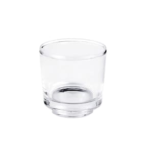 Pote de Vidro Porta Vela Suporte Vaso Mini Borda Grossa