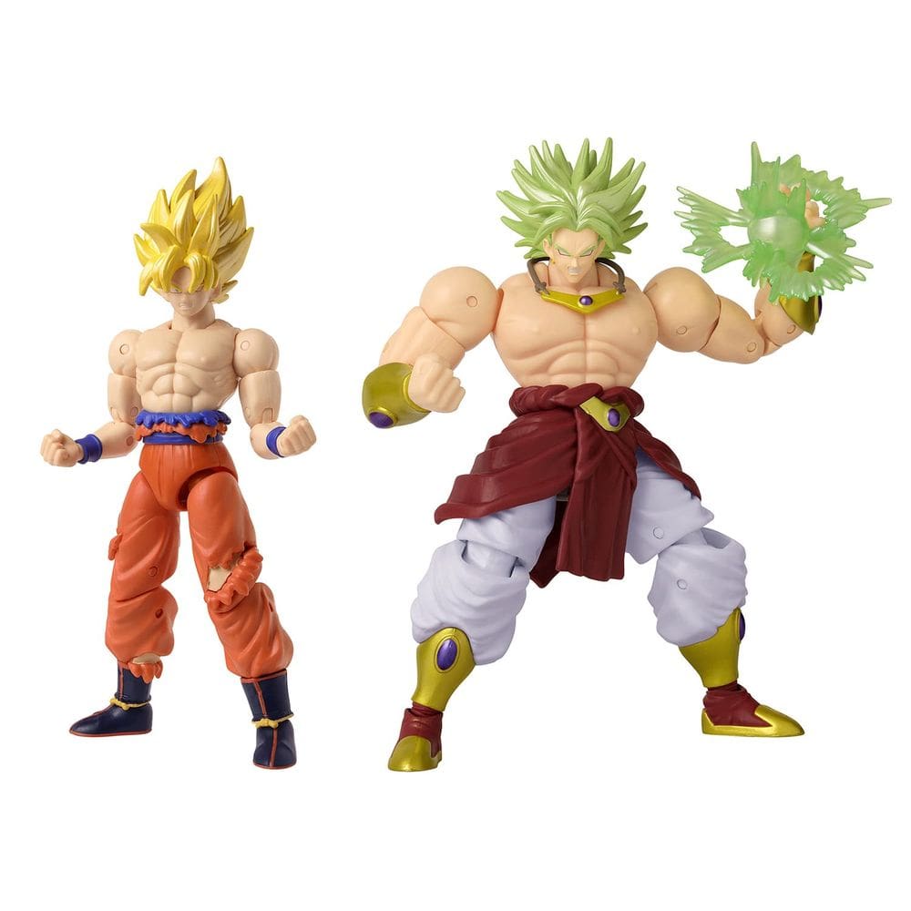Conjunto de bonecos de ação Dragon Ball Super Battle Pack Goku vs Broly