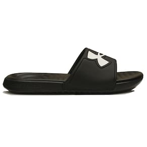 Chinelo Under Armour Ansa Light Preto Com Logo Branco