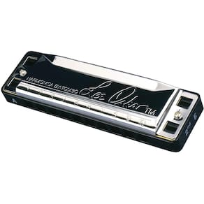 Gaita Lee Oskar Major Diatonic Low F com etiqueta laranja