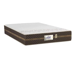 Colchão Casal Molas Flora Marrom 138x188x22cm Marrom / Branco