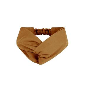 Faixa de Cabelo Turbante Bandana Caramelo Mostarda Chef Cozinha