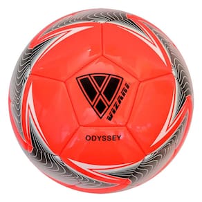 Bola de futebol Vizari para crianças e jovens em couro sintético