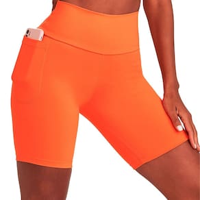 Bermuda Caju Brasil NZ Classic Laranja Feminino Fitness