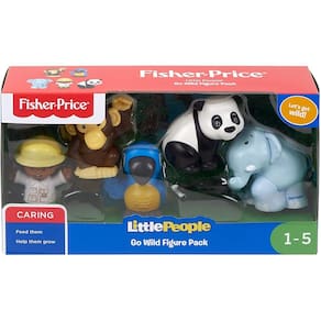 Pacote de bonecos Fisher-Price Little People Go Wild +1 ano