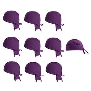 Bandana Touca Cozinha Roxo Açai Sorveteria Restaurante 10un
