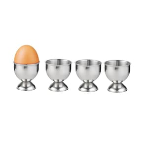Porta Ovo Mini Taça Finger Food Aperitivo Suporte Inox 4un