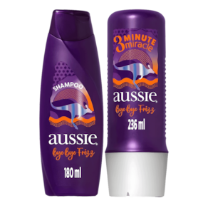 Aussie Kit Bye Bye Frizz - Shampoo 180ml + Condicionador 236ml