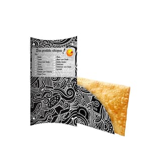 Kit 200 Embalagens De Pastel + 200 Pastel Delivery Preto