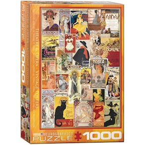 Quebra-cabeça EuroGraphics Opera & Theatre Vintage Collage 1000 unidades