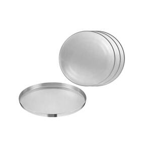 Forma de Pizza Brotinho Assadeira Redonda 25cm Aluminio 4un