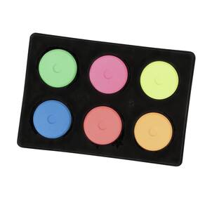 Conjunto de pintura Jack Richeson Mini Tempera Fluorescent 6 cores