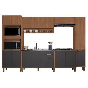 Cozinha Modulada Toronto 6 Peças com Torre Quente 2 Fornos - Indékes